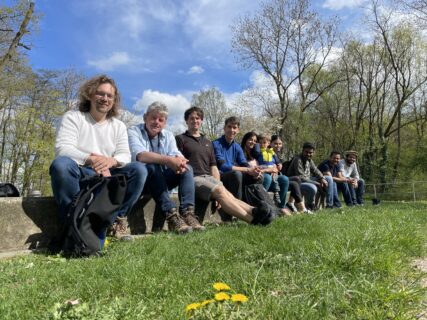 Break in Weisendorf during the hiking tour of AOT-TP in April 2023