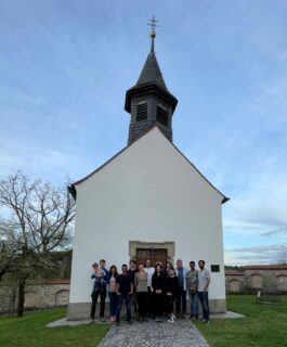 The AOT-TP team in front of the Antoniuskapelle