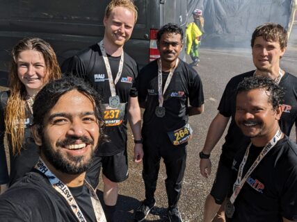 The AOT-TP running team after the Rats Run in Bühlertann 2024