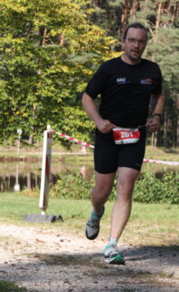 Michael Rausch during the Karpfenweiherlauf 2024 (Foto: Luisa Haimann)